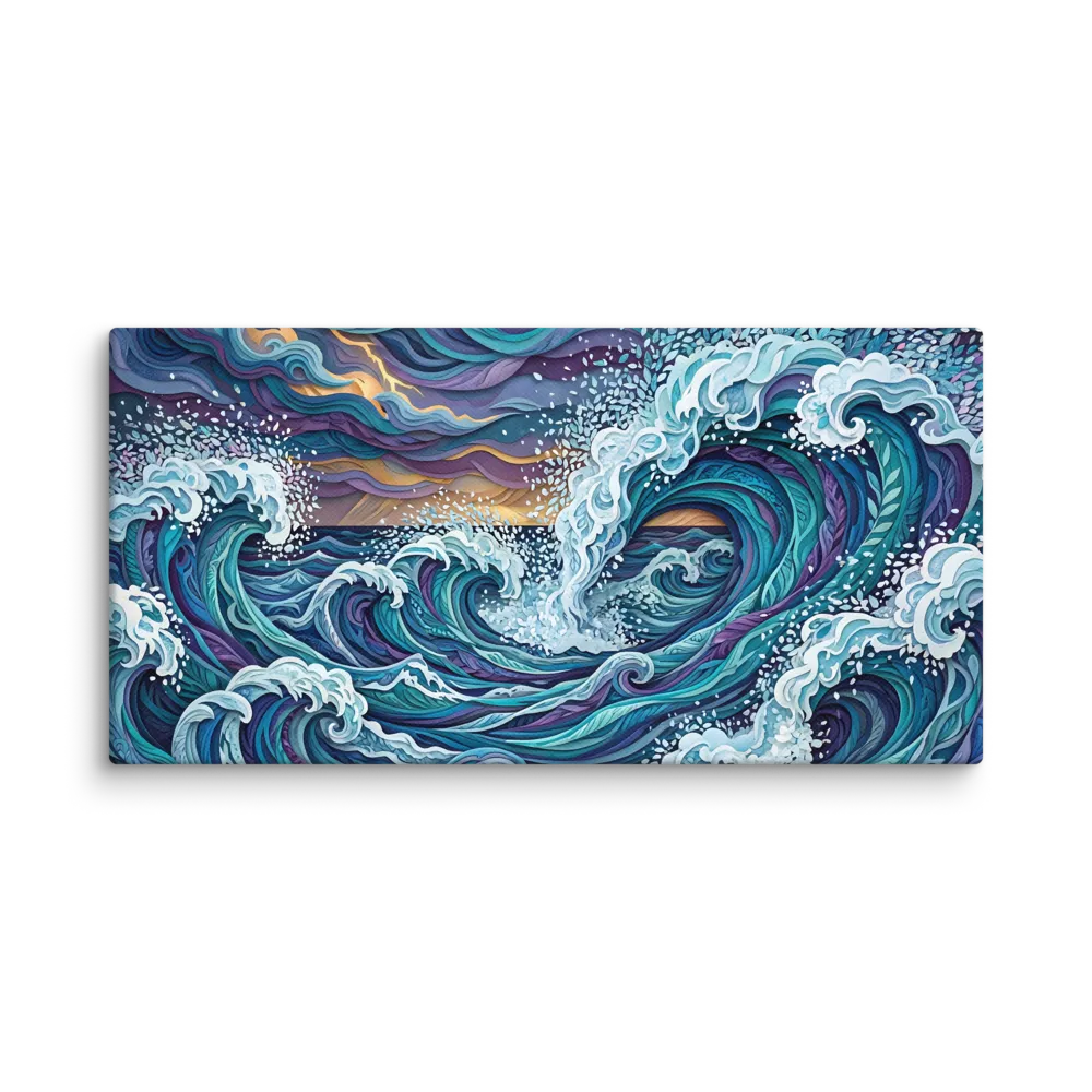The Great Swell 
 Canvas | 12″x 24″