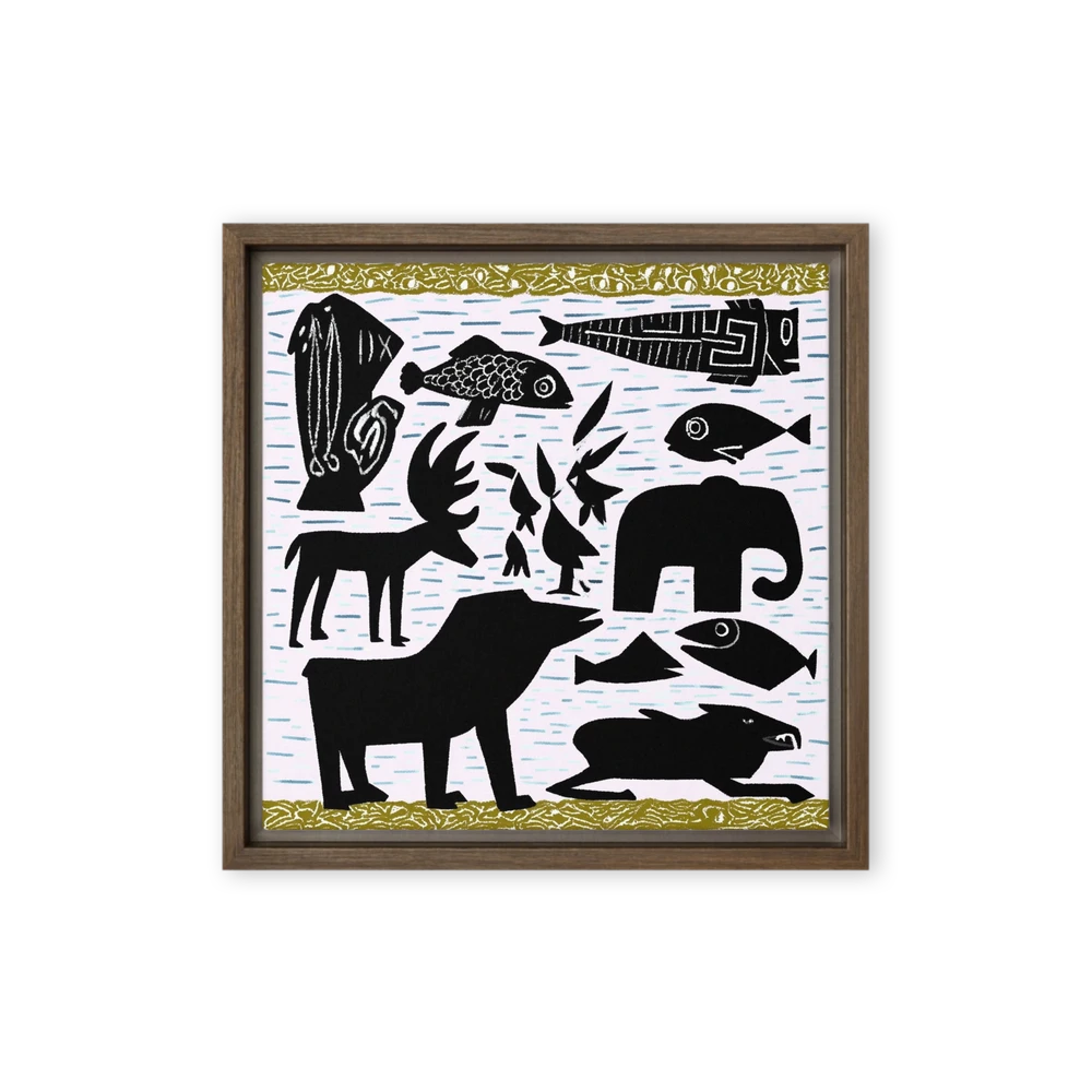 Primitive Animal Kingdom | Art Print