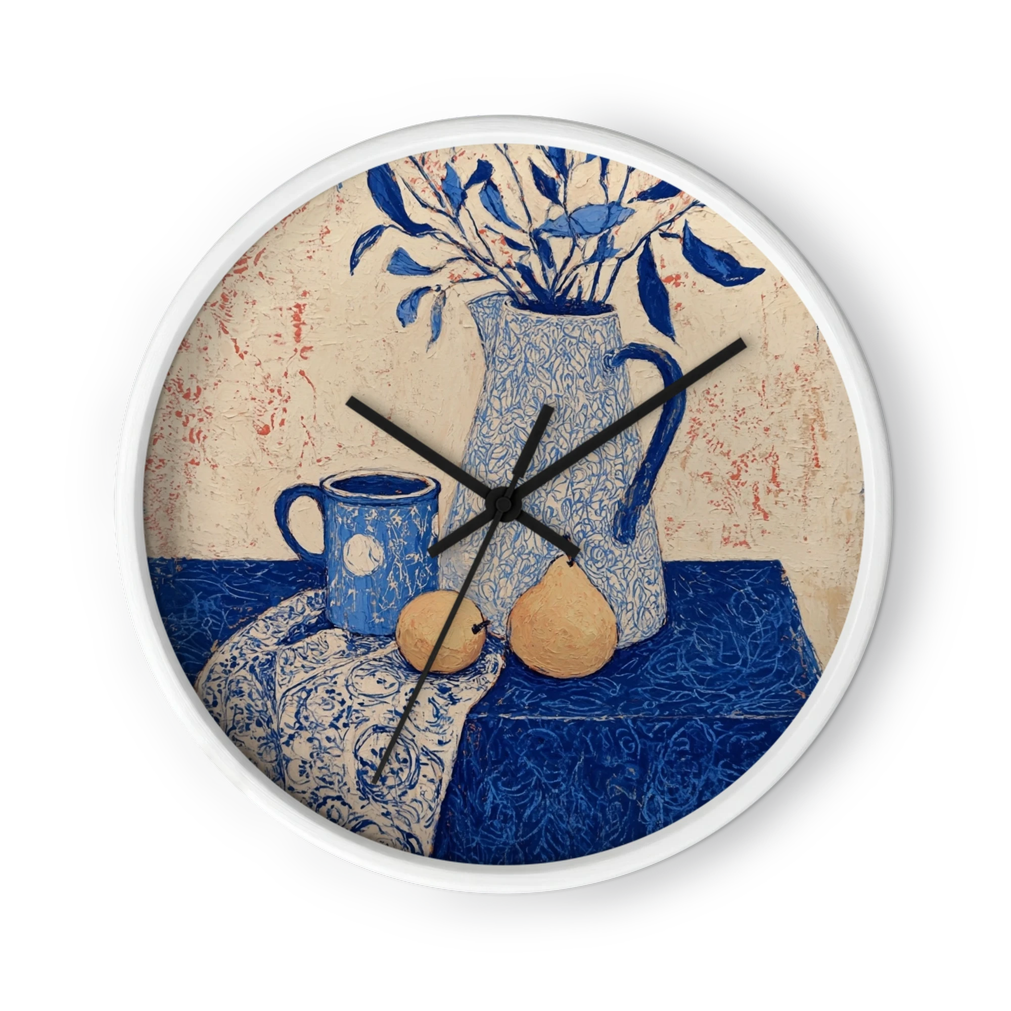 Cobalt Jug and Pears