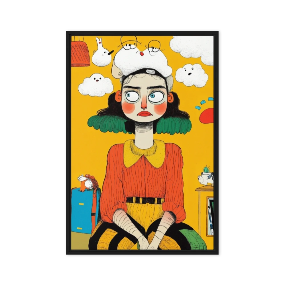 Whimsical Girl Illustration