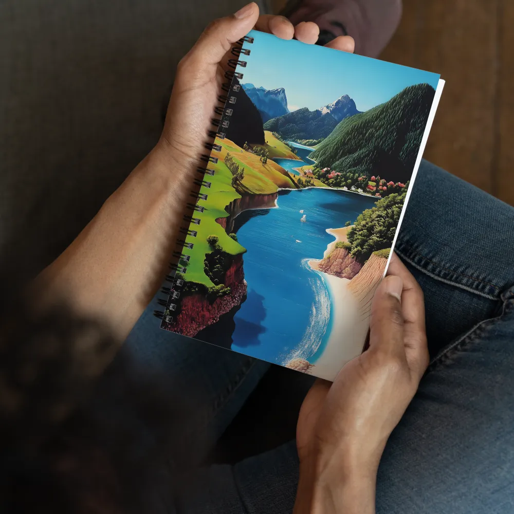 Serene Alpine Vista 
 Spiral Notebook | 140 pages