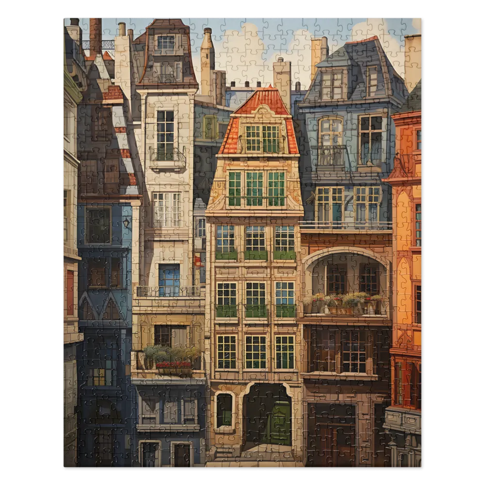 European Cityscape Layers 
 Jigsaw Puzzle