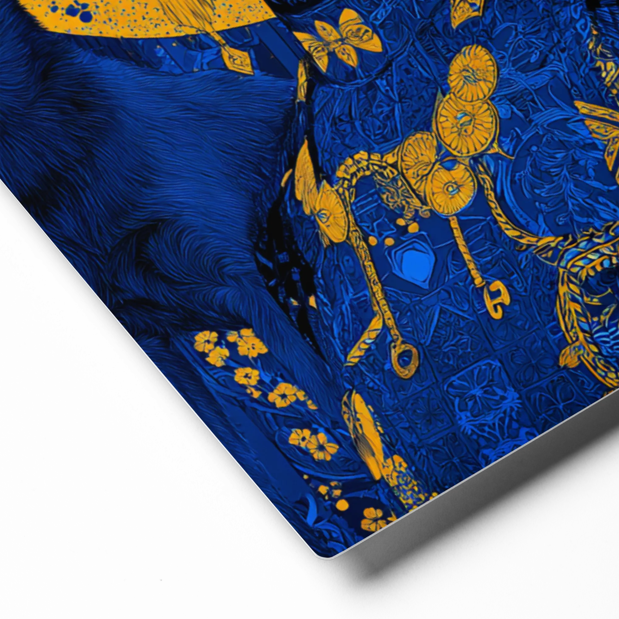 Indigo Harmony 
 Canvas with Black Frame