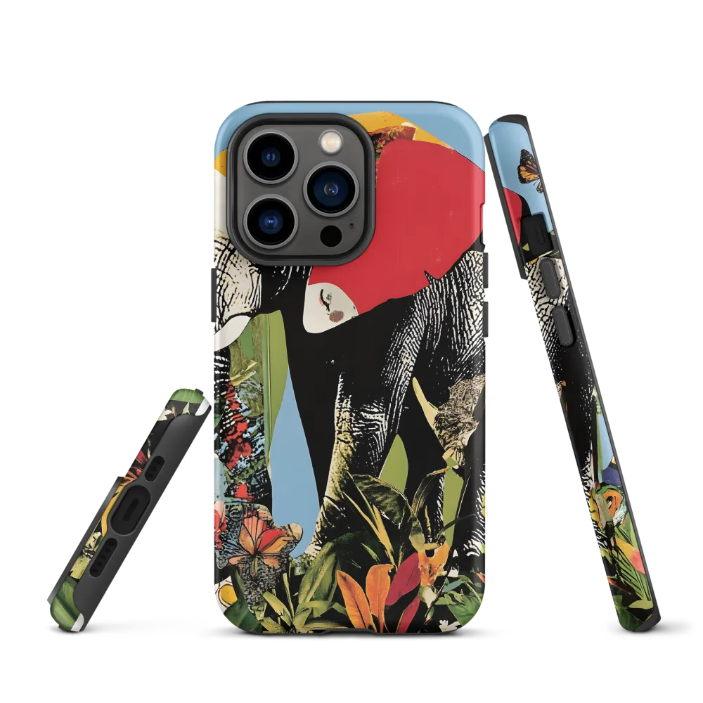 Colorful Elephant Collage | Phone Case