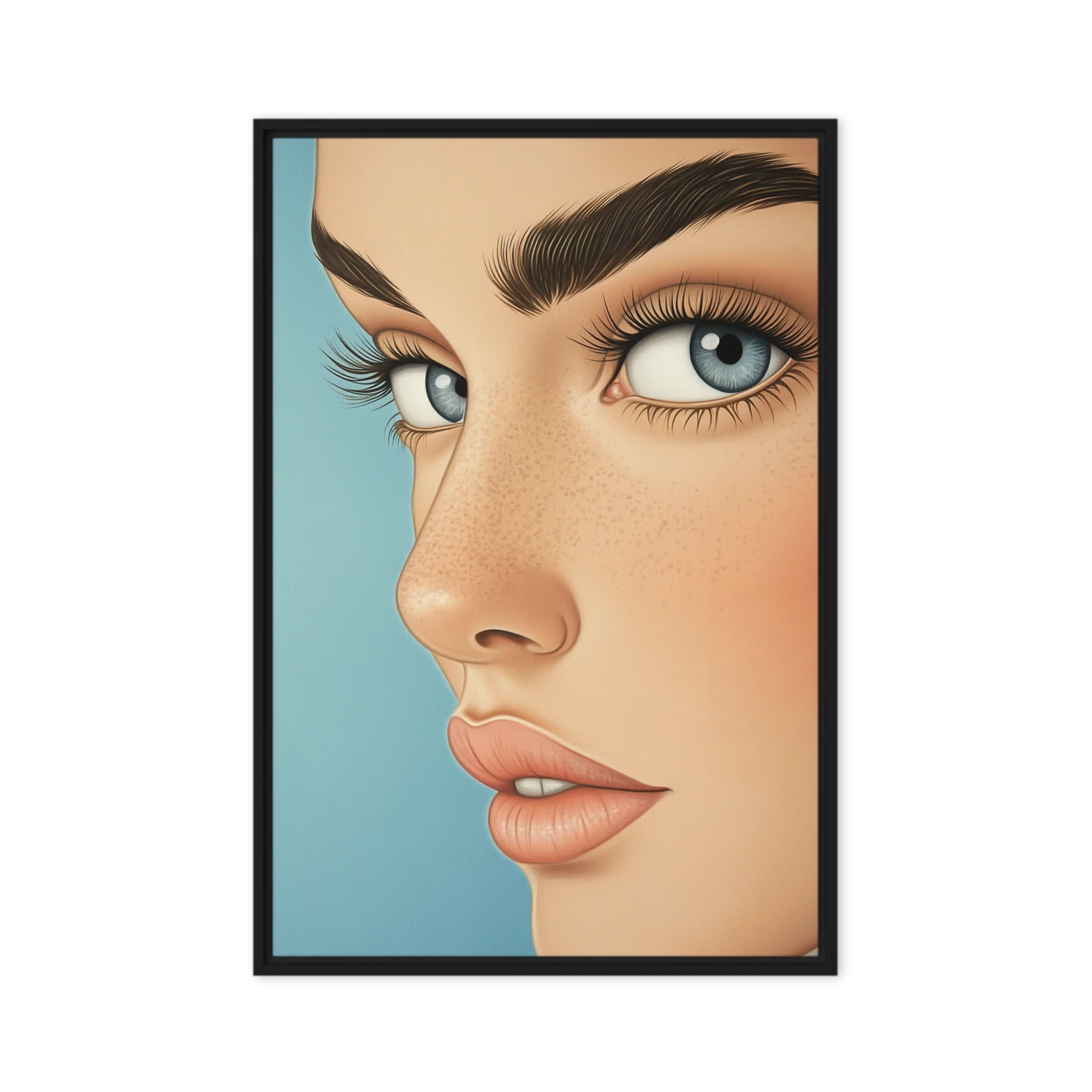 Gaze of the Blue Eyes | Art Print