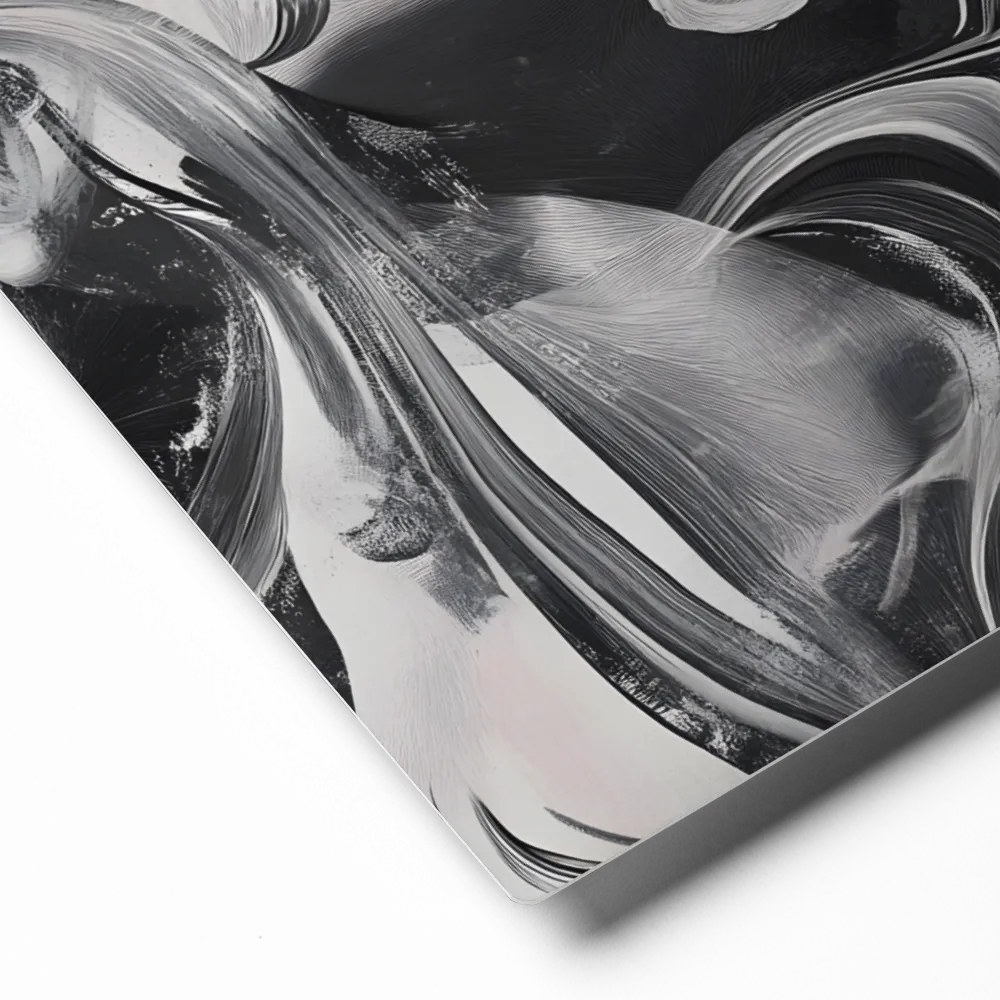 Monochrome Serenity 
 Canvas | 30″x 60″