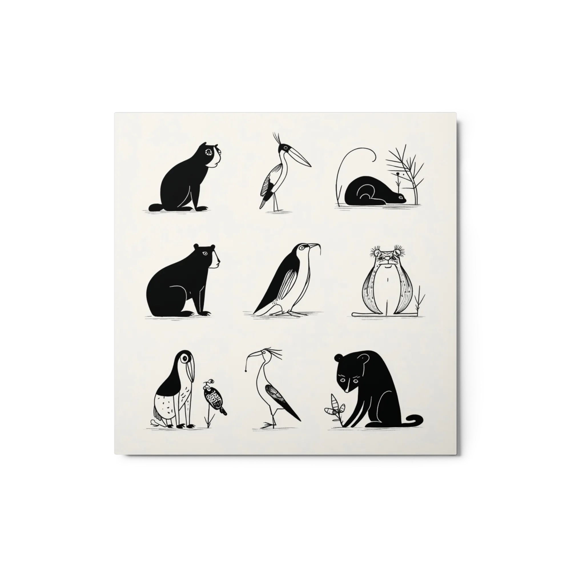 Griglia di Animali