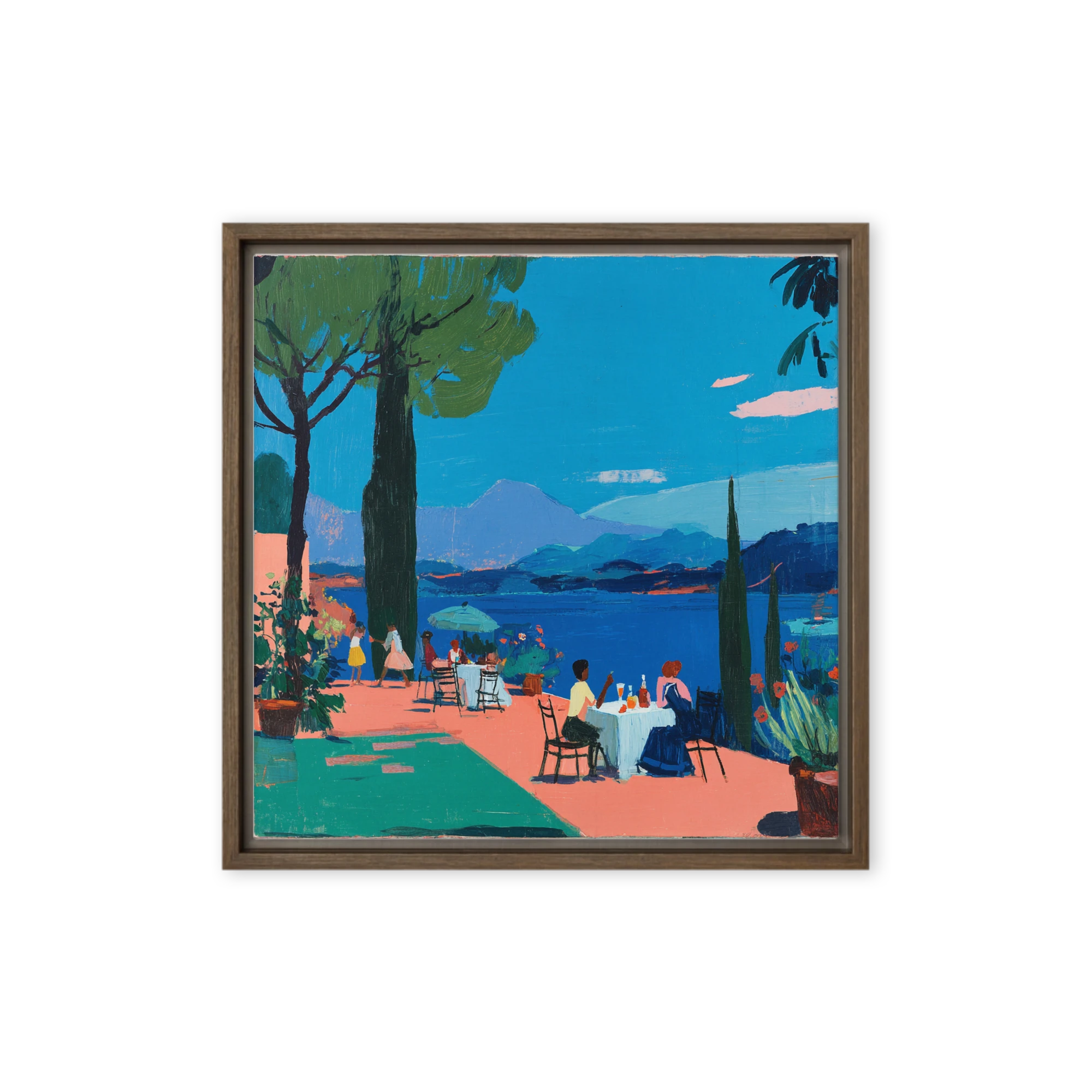 Lakeside Terrace | Art Print