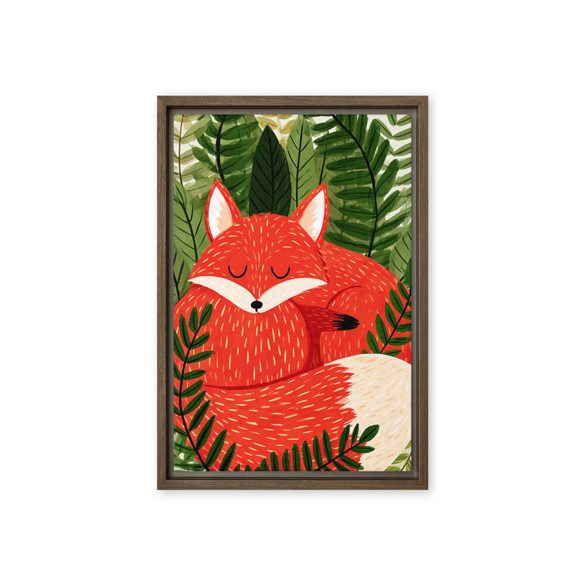 Cozy Woodland Folk Nursery Art — Snug & storied