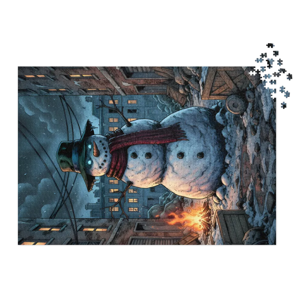 Midnight Snowman