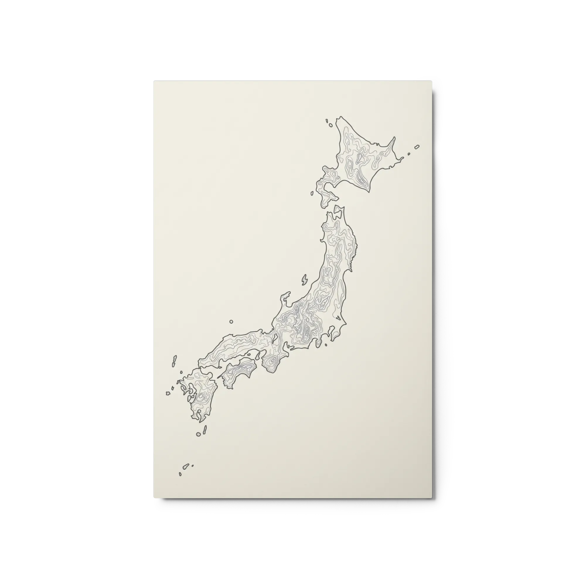 Topografie van Japan