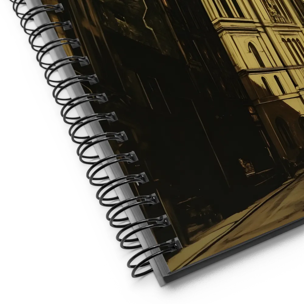 City's Golden Echo 
 Spiral Notebook | 140 pages