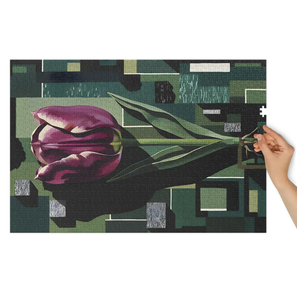 Geometric Tulip | Jigsaw Puzzles