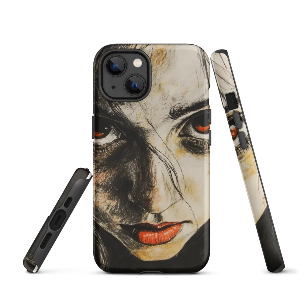 Intense Portrait of a Girl | Phone Case