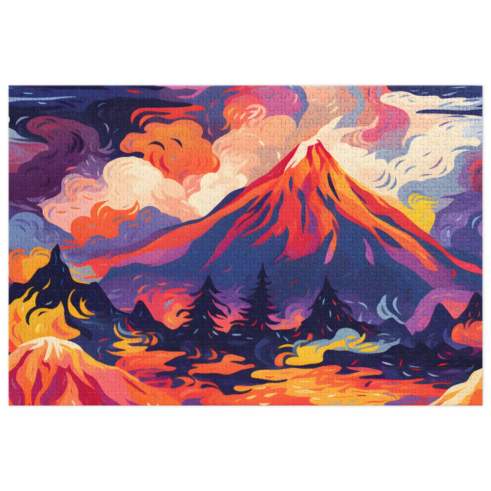Majestic Mountain Landscape | Jigsaw Puzzle (252/520 pieces)