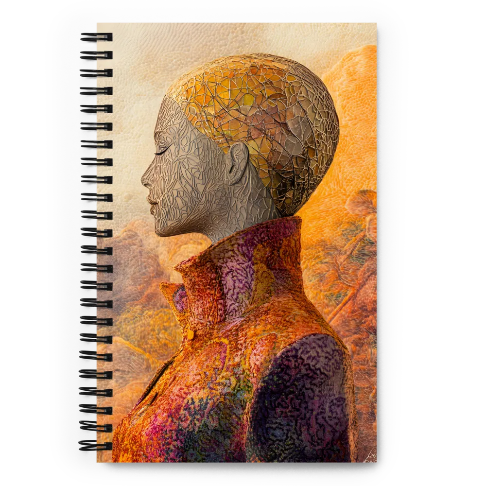 Golden Mosaic Profile 
 Spiral Notebook | 140 pages