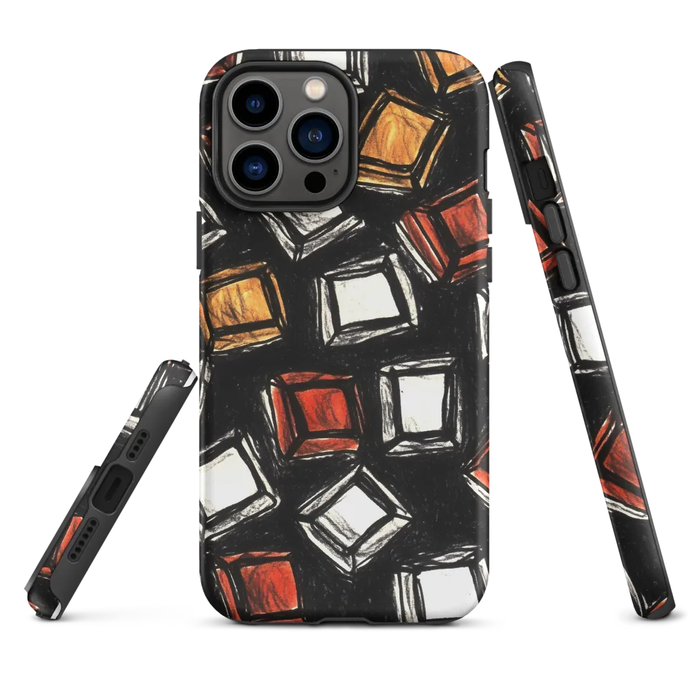 Cubes Pattern Drawing | Phone Case
