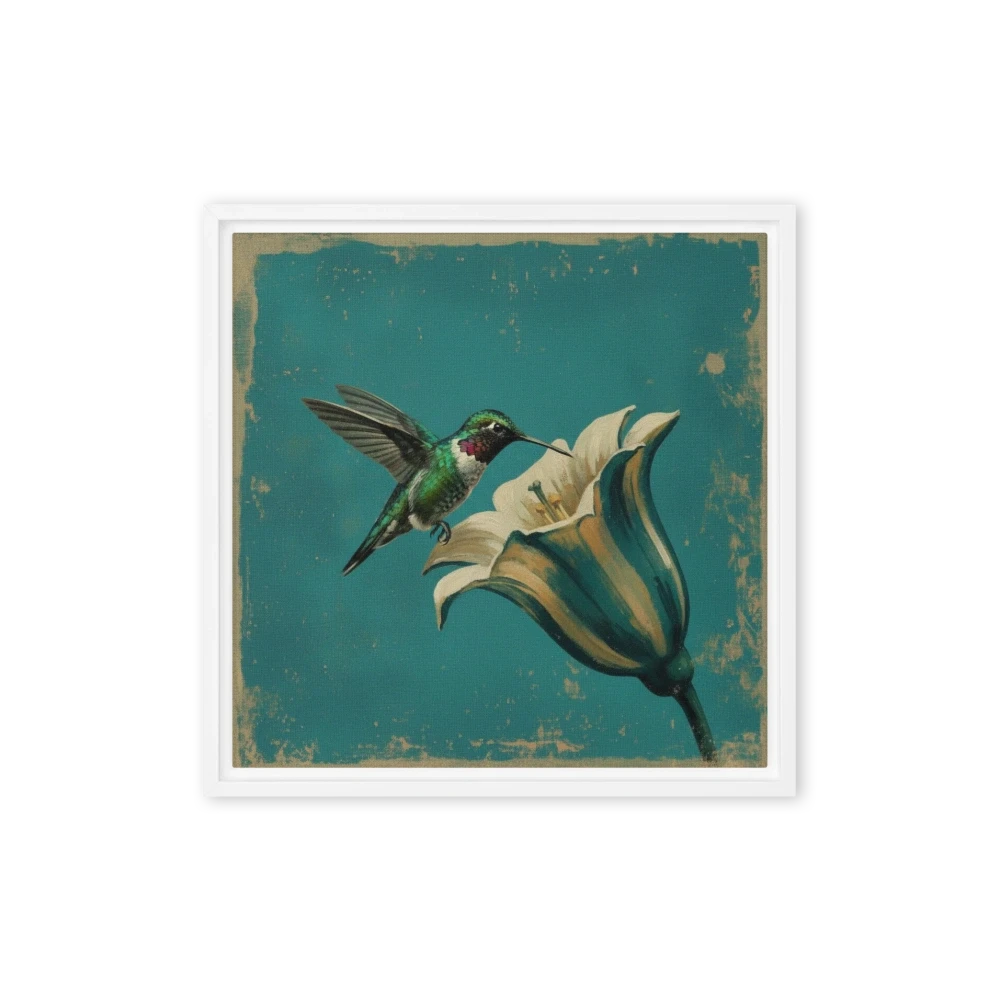Hummingbird and Lily