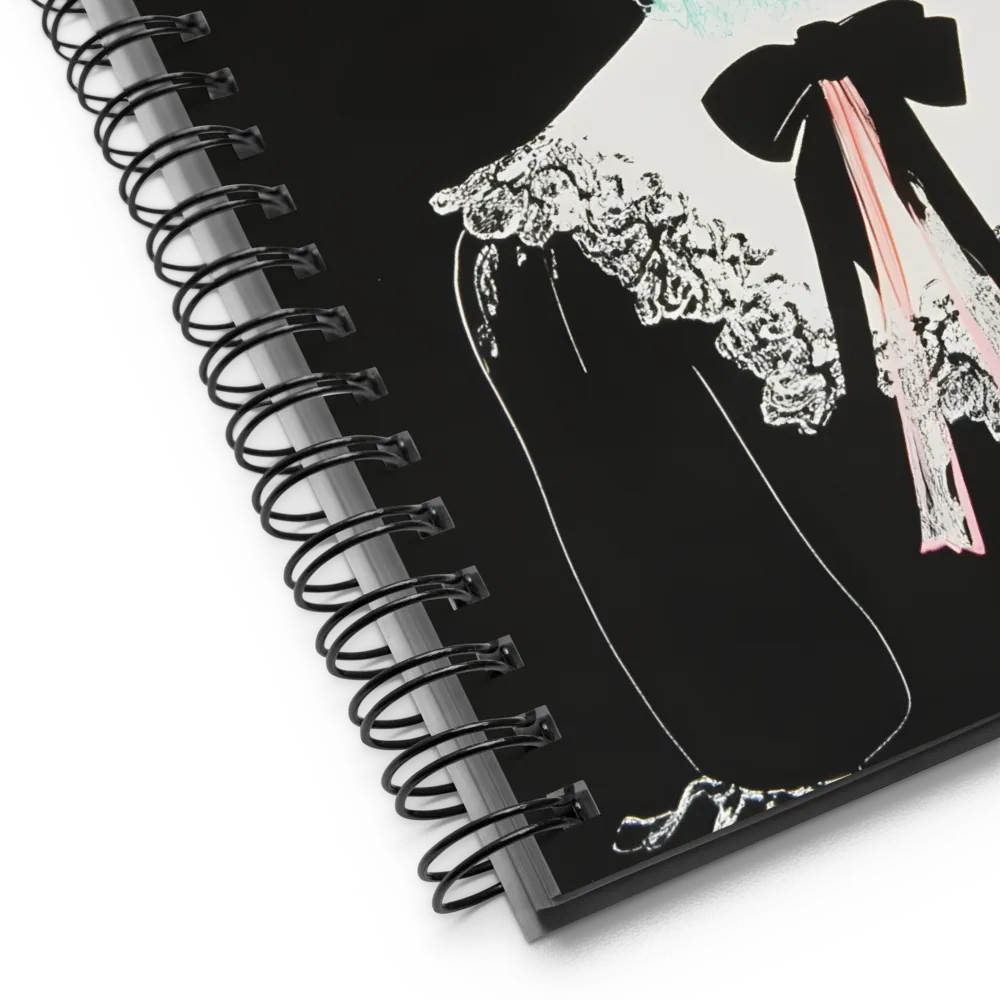 Enigmatic Floral Muse 
 Spiral Notebook | 140 pages