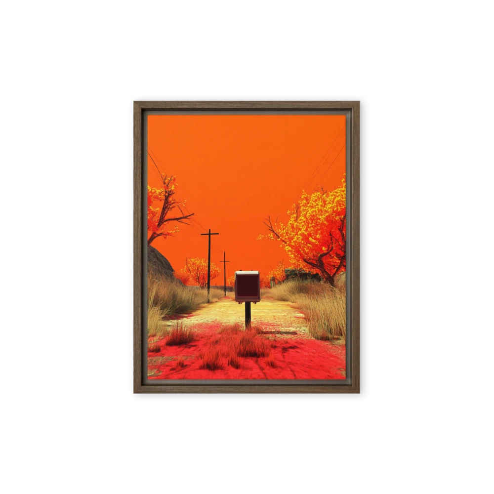 Desolate Orange Road | Art Print
