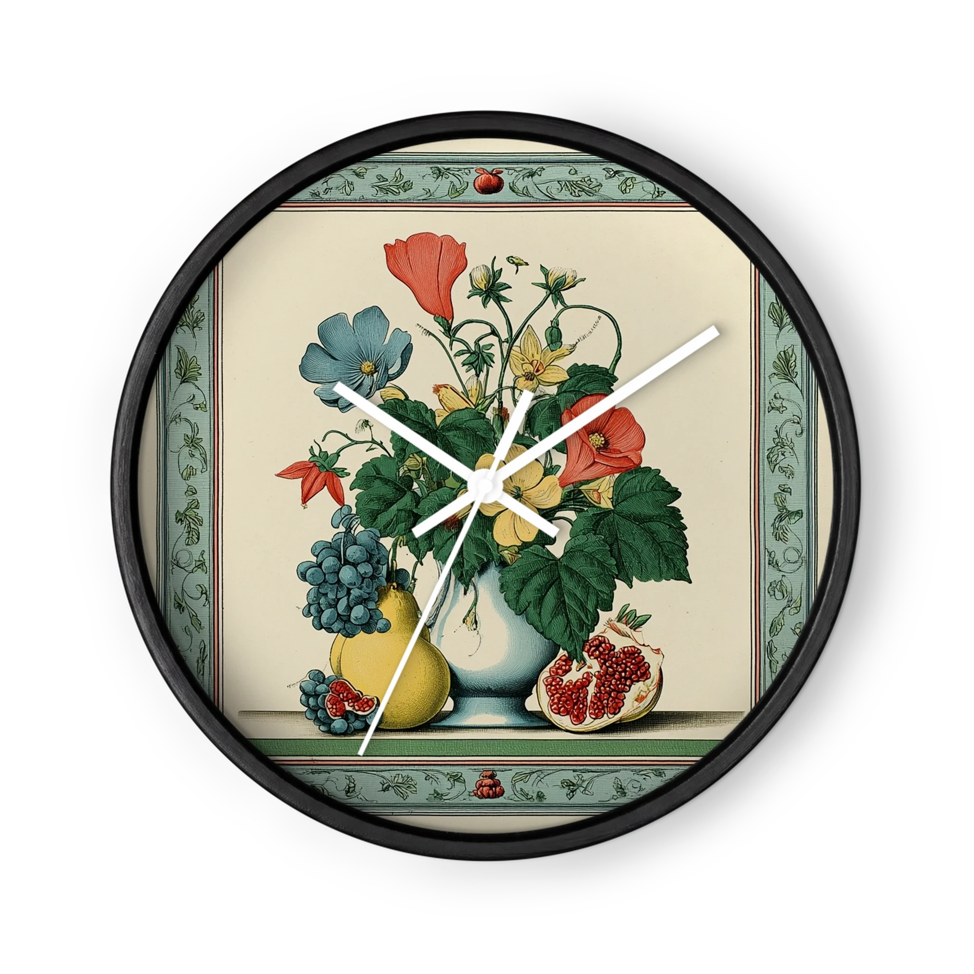 Vintage Botanical Floral and Fruit Still Life