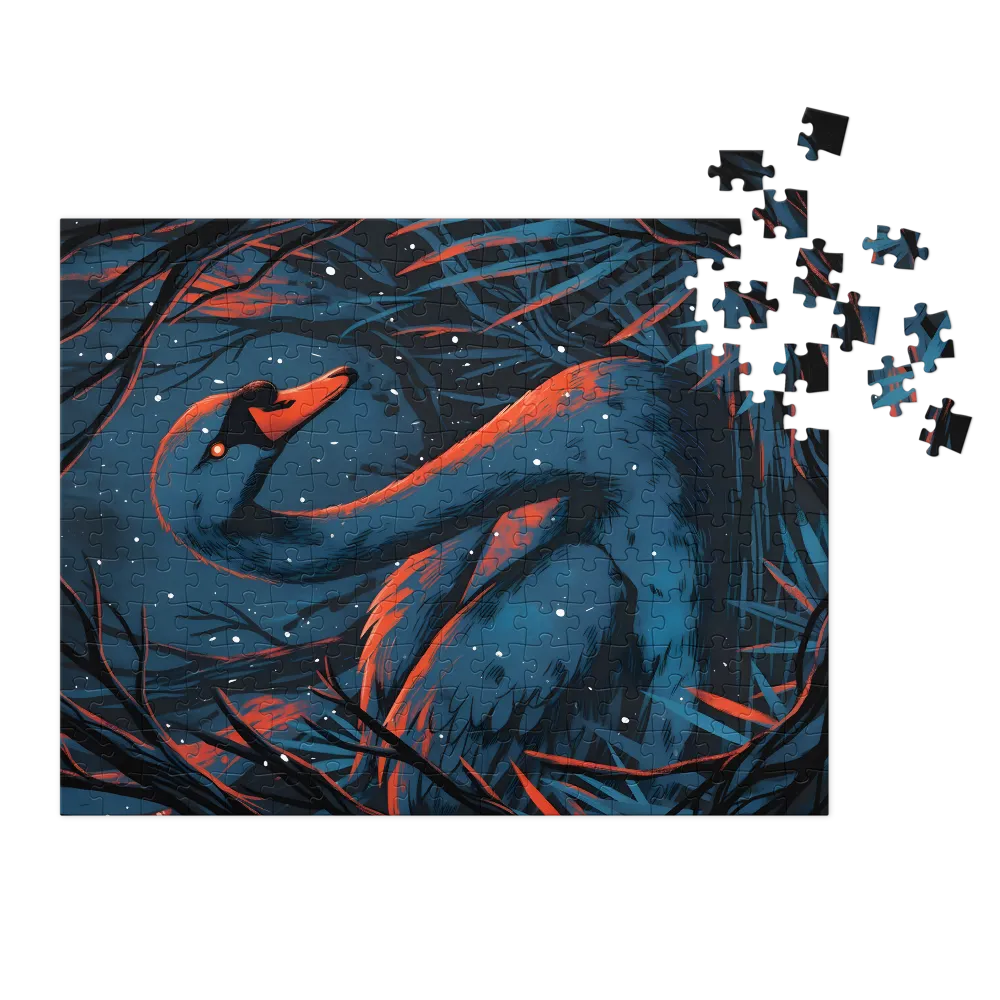 Midnight Swan | Jigsaw Puzzles