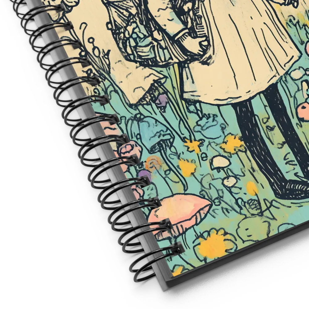 Whimsical Mushroom Explorer 
 Spiral Notebook | 140 pages