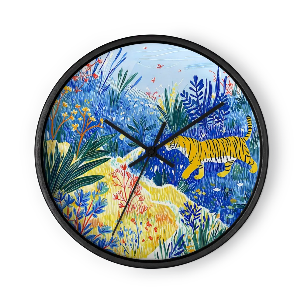 Yellow Tiger in Blue Jungle