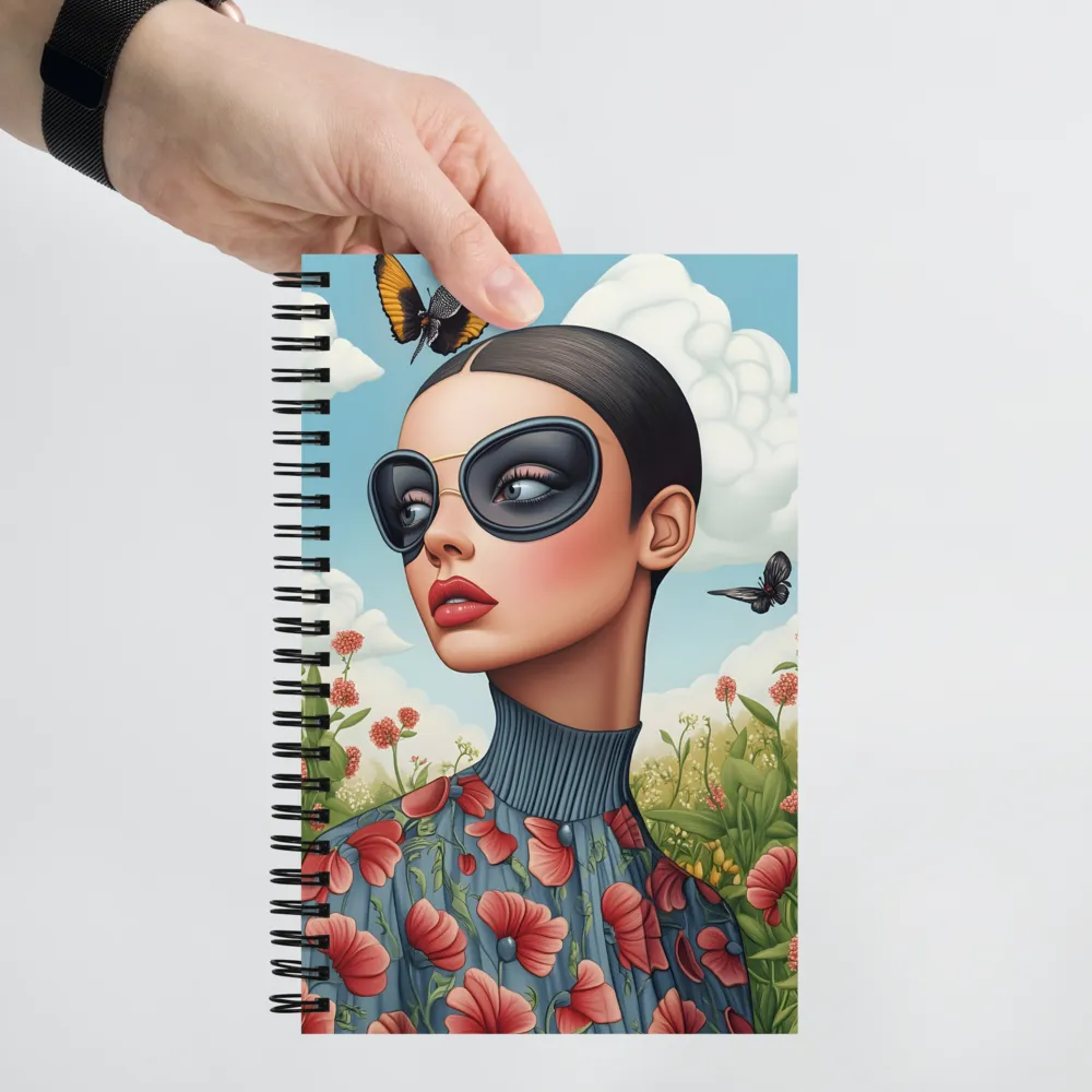 Gaze in Bloom 
 Spiral Notebook | 140 pages
