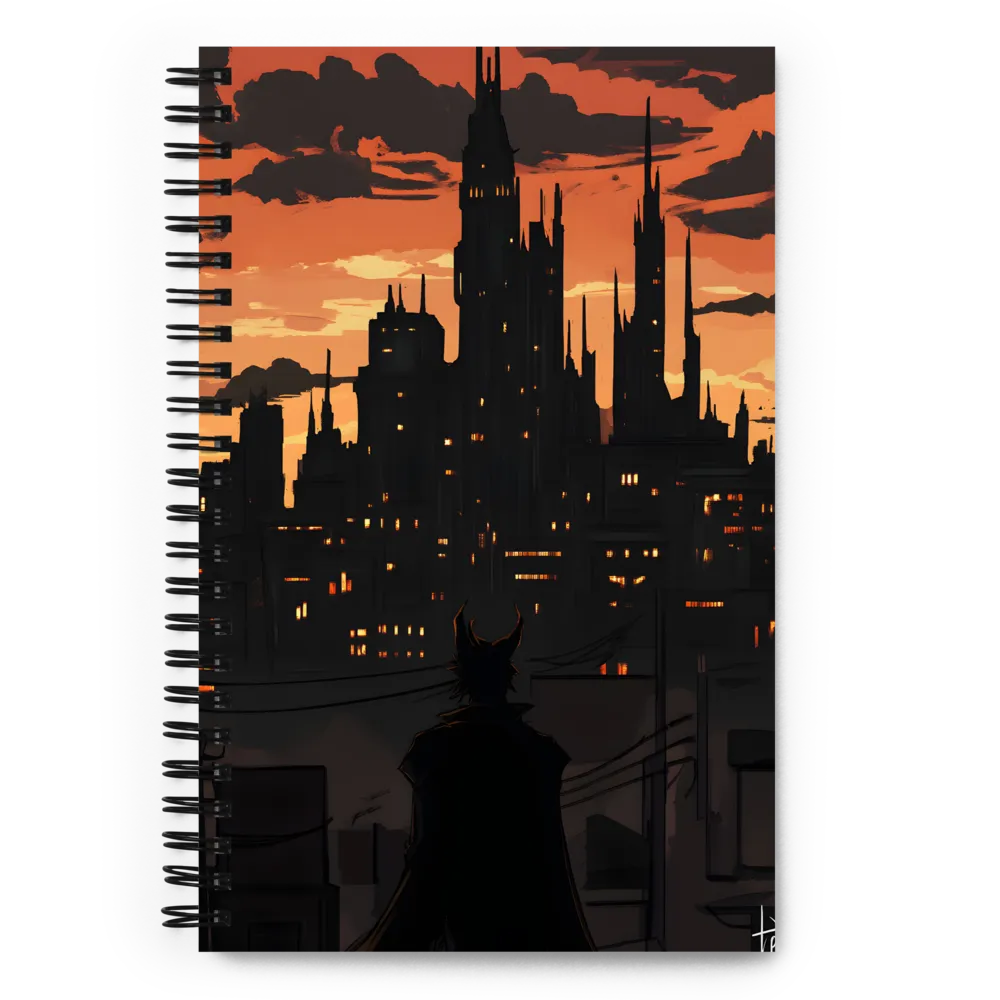 Dystopian Twilight Horizon 
 Spiral Notebook | 140 pages