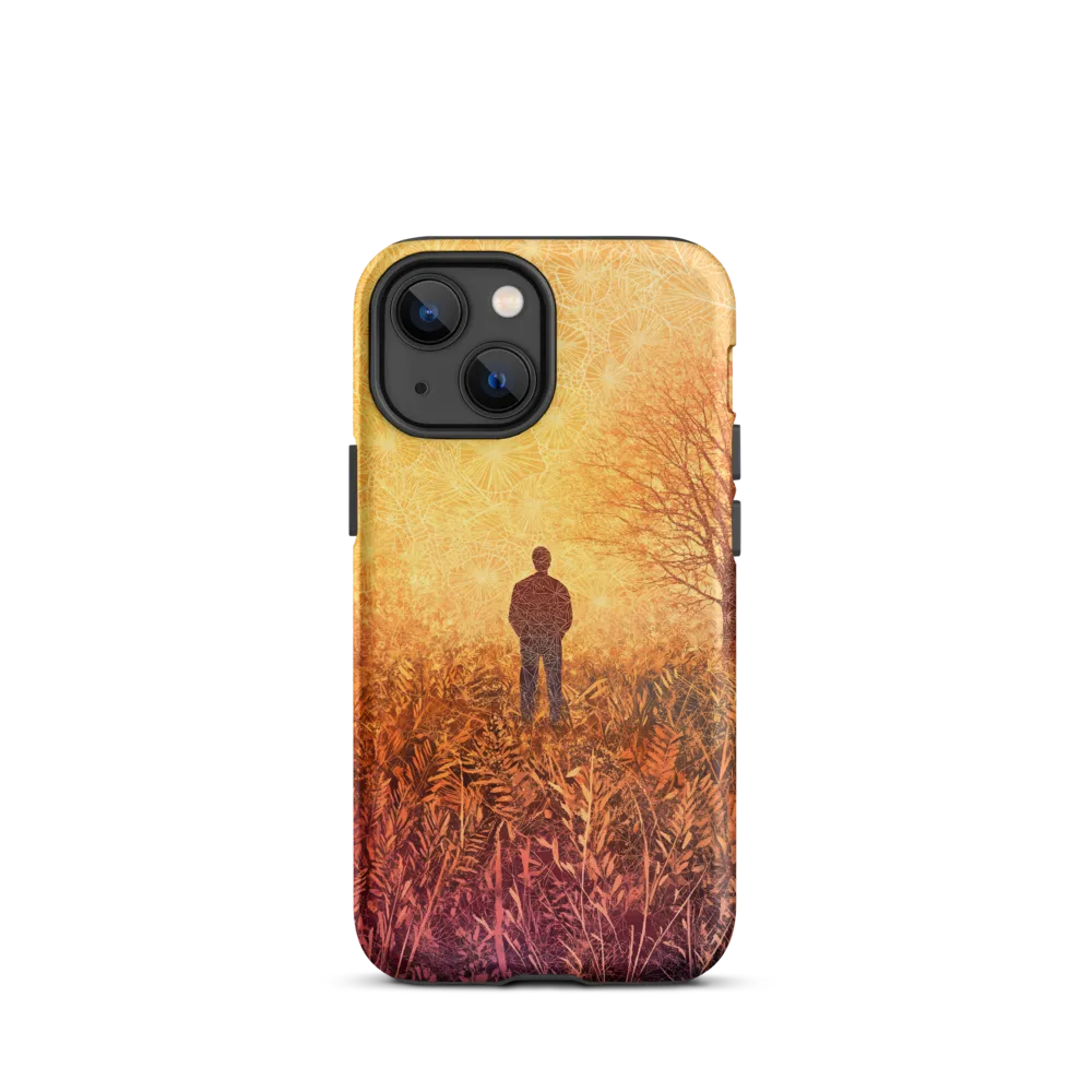 Golden Horizon Solitude | Phone Case