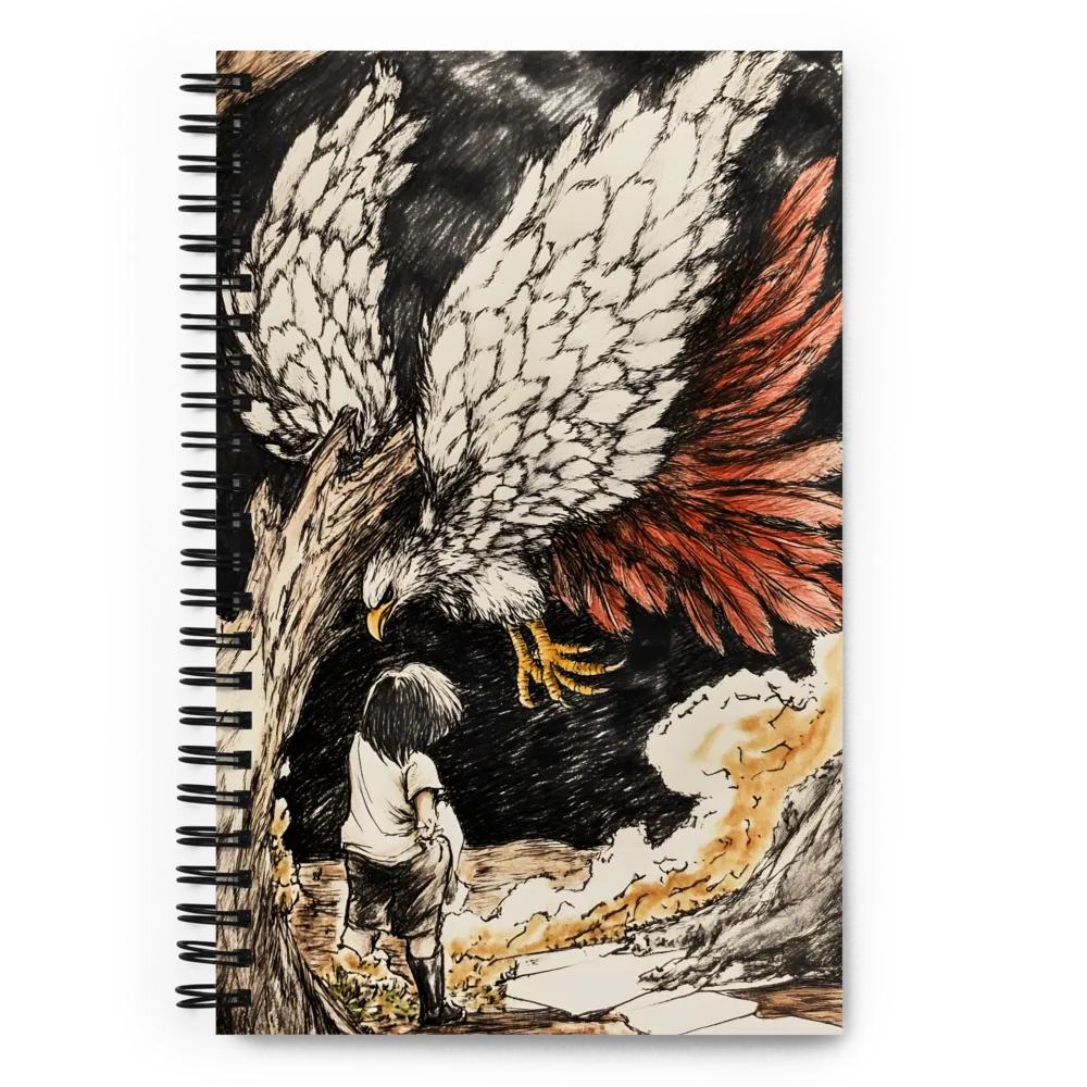 The Child and the Eagle 
 Spiral Notebook | 140 pages