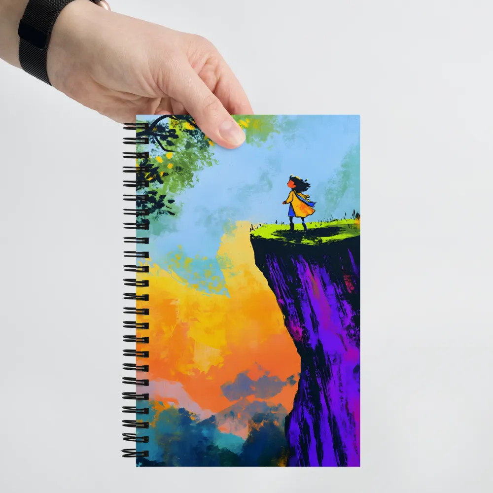 Cliff Edge Wonder 
 Spiral Notebook | 140 pages