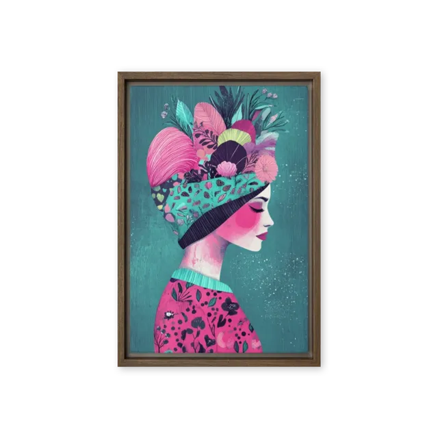 Tropical Bloom Profile | Art Print