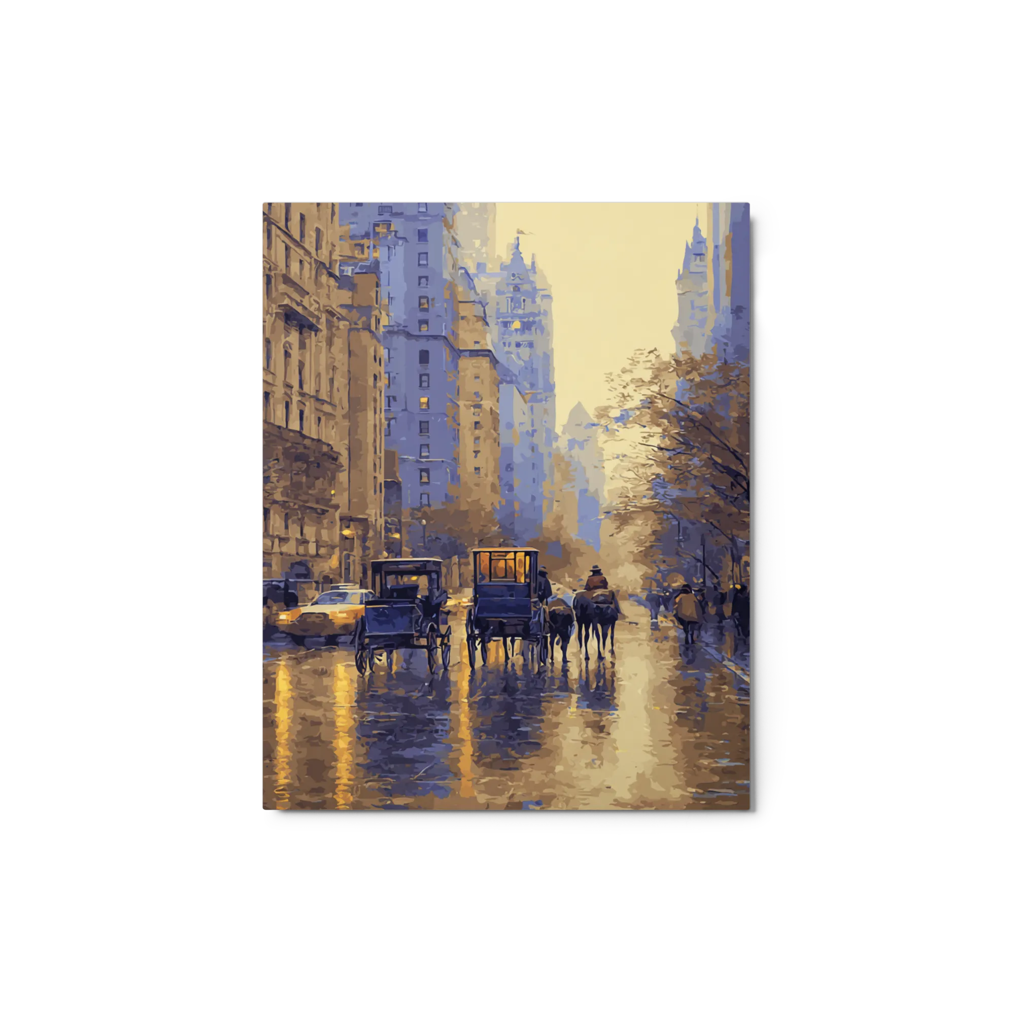 Echoes of a Rainy Boulevard