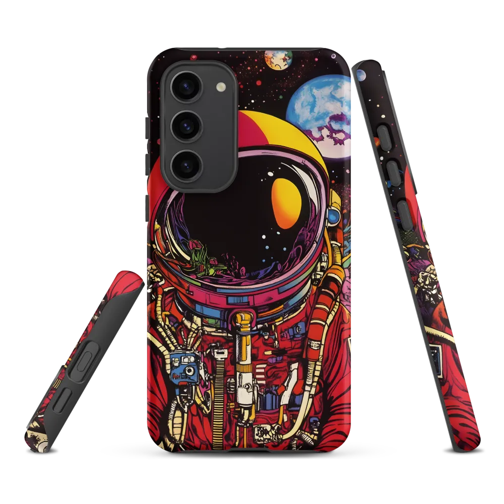 Surreal Astronaut in Colorful Space | Phone Case