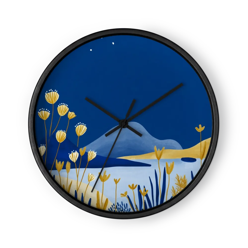 Nächtliches Botanisches Tal | Wanduhr