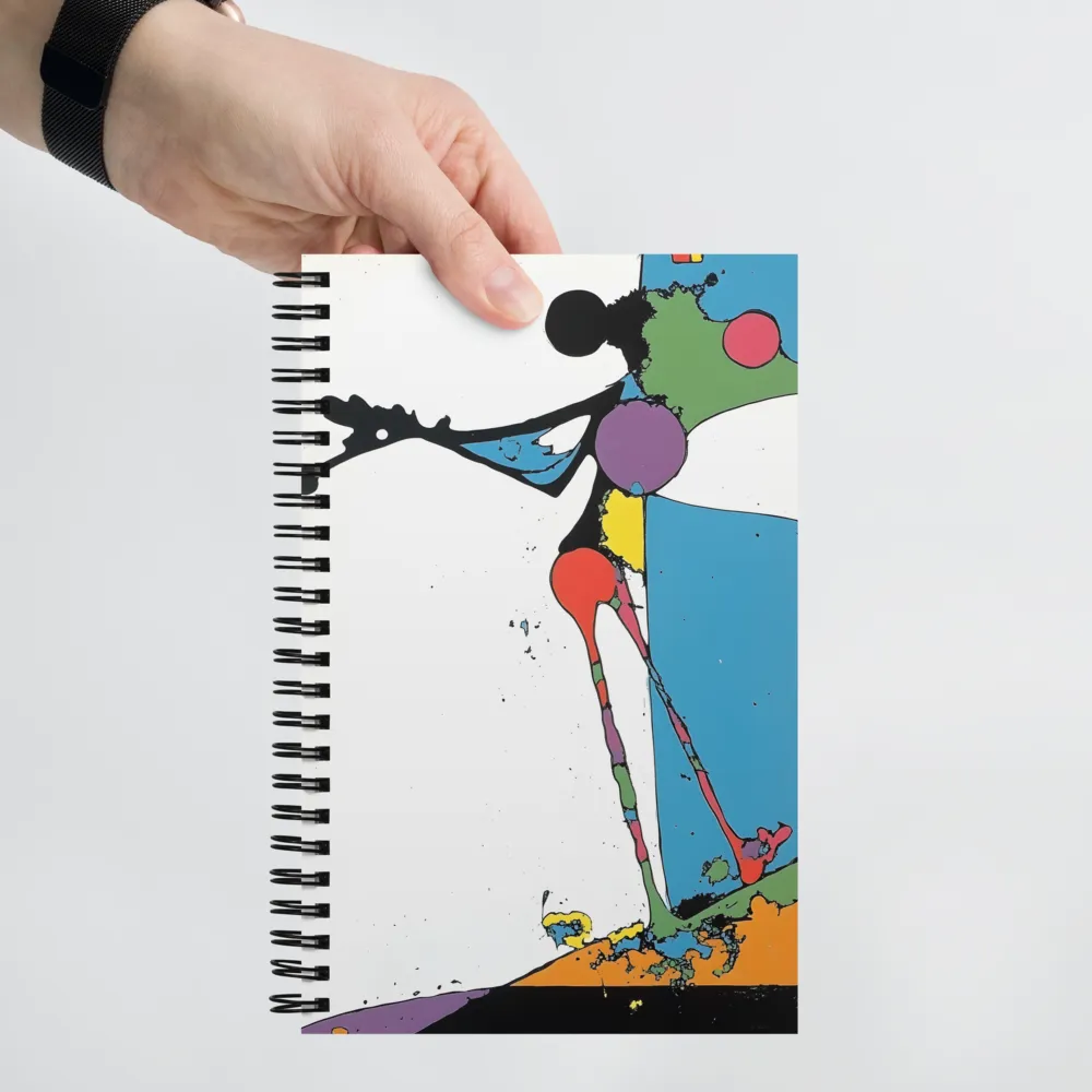 Dynamic Pop Art Figure 
 Spiral Notebook | 140 pages