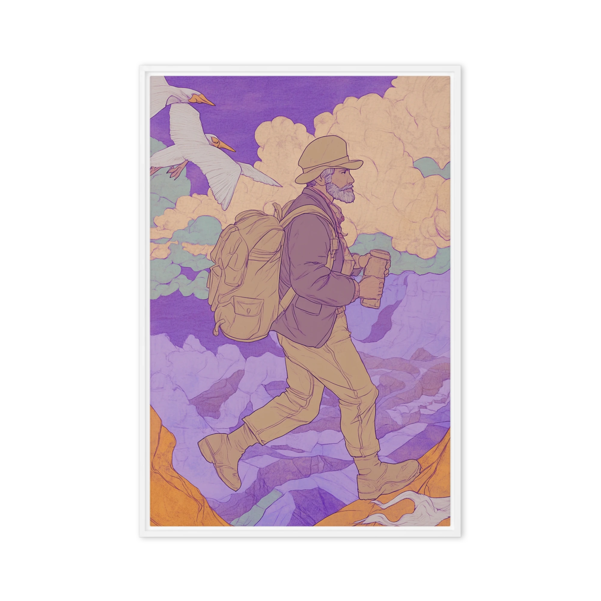 The Traveler's Ascent | Art Print