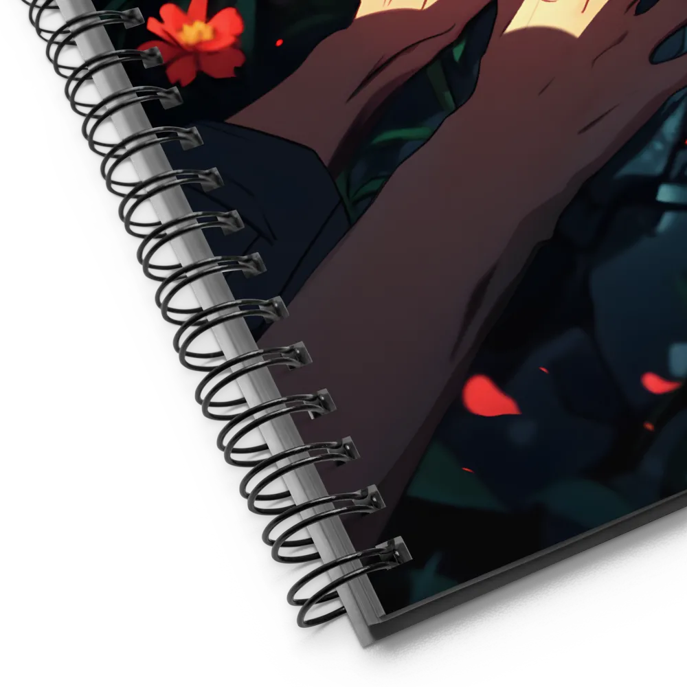 Embrace of Light and Nature 
 Spiral Notebook | 140 pages