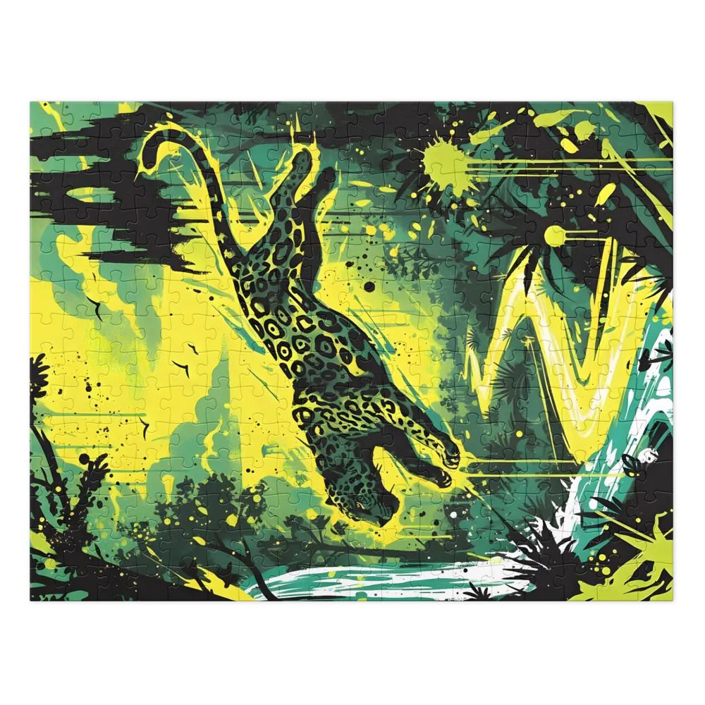 Leaping Jaguar | Jigsaw Puzzles