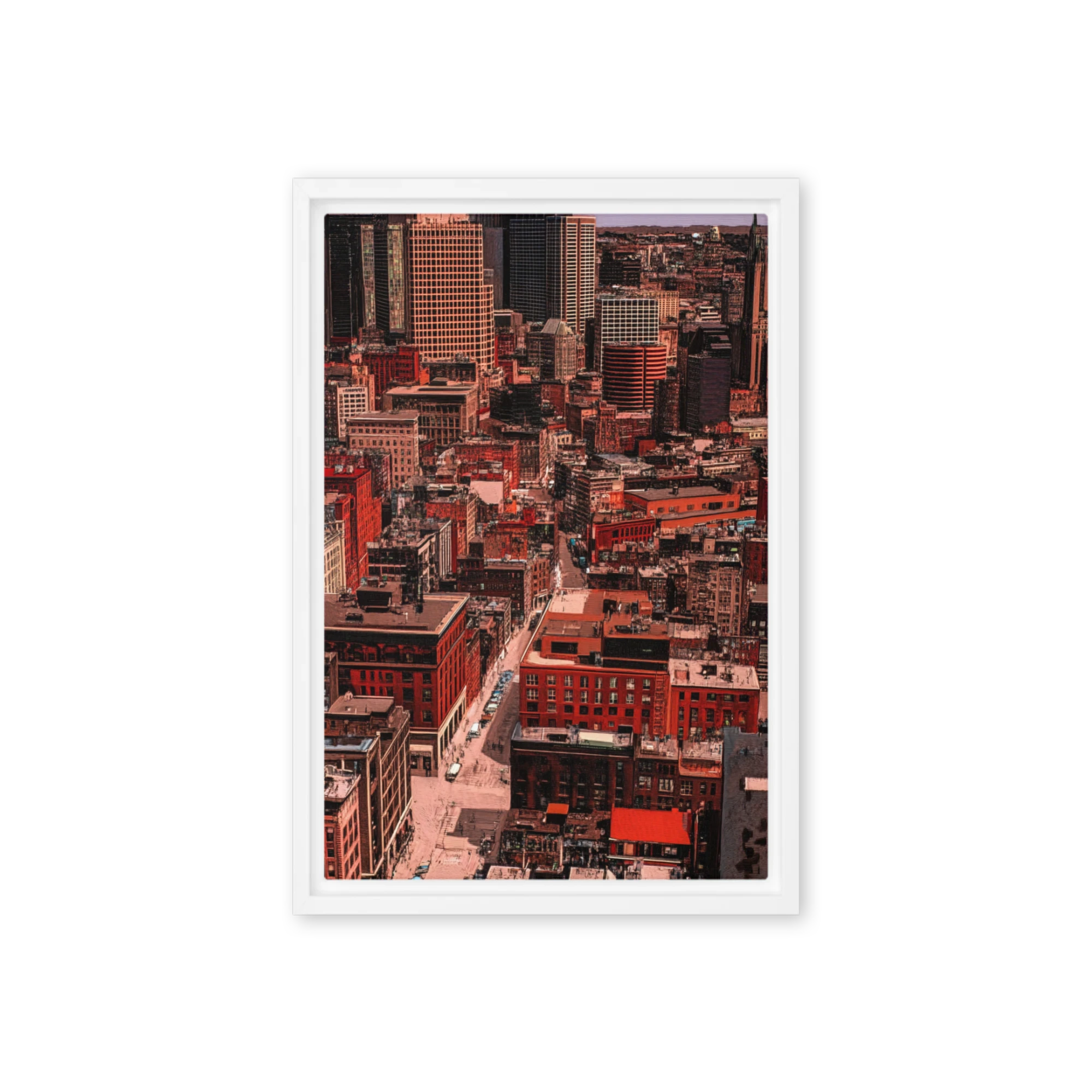 Aerial Urban Cityscape