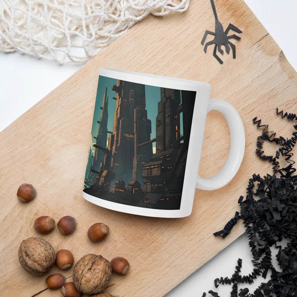 Neo-Canyon City 
 Mug with Red inside | 15 oz