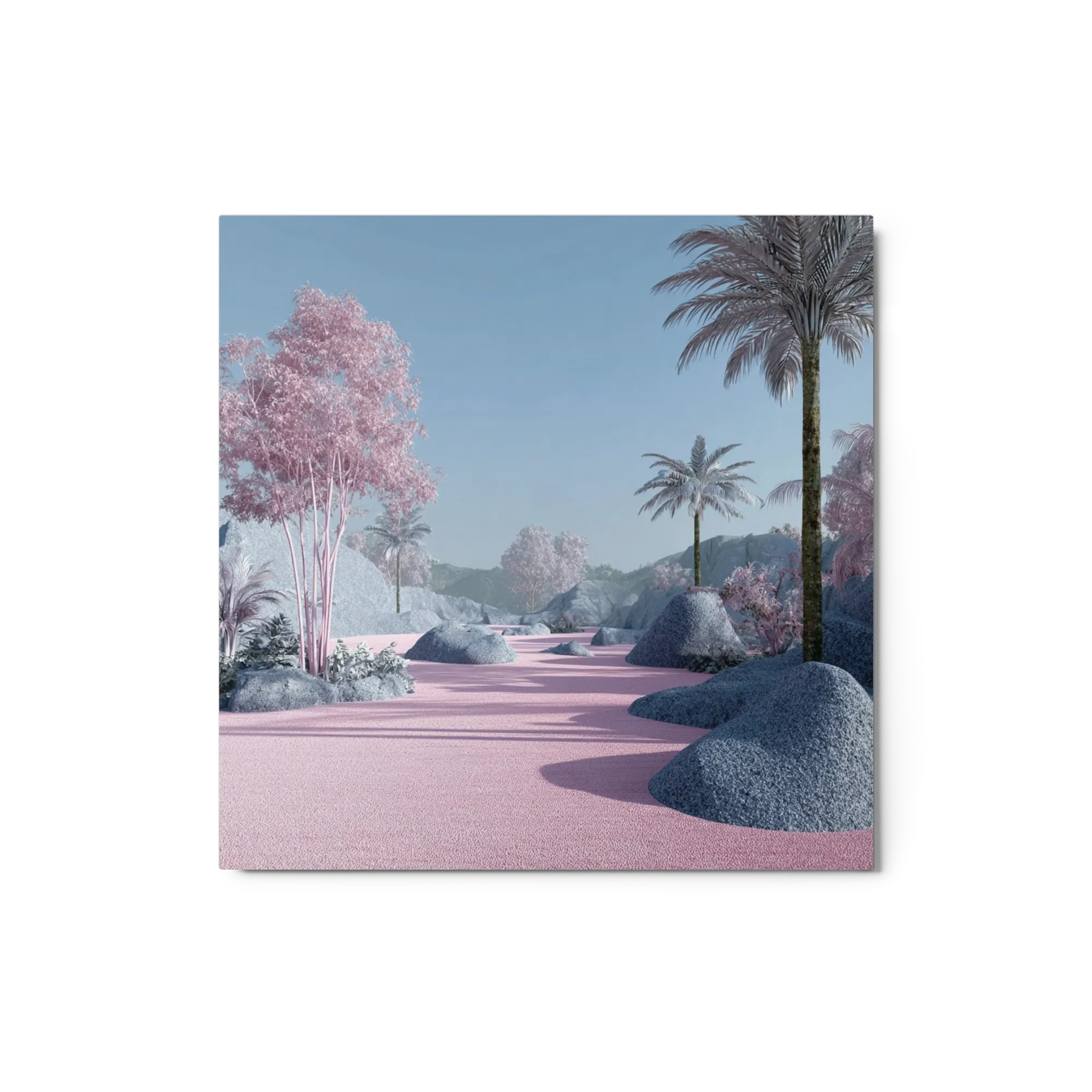 Pink Palm Oasis