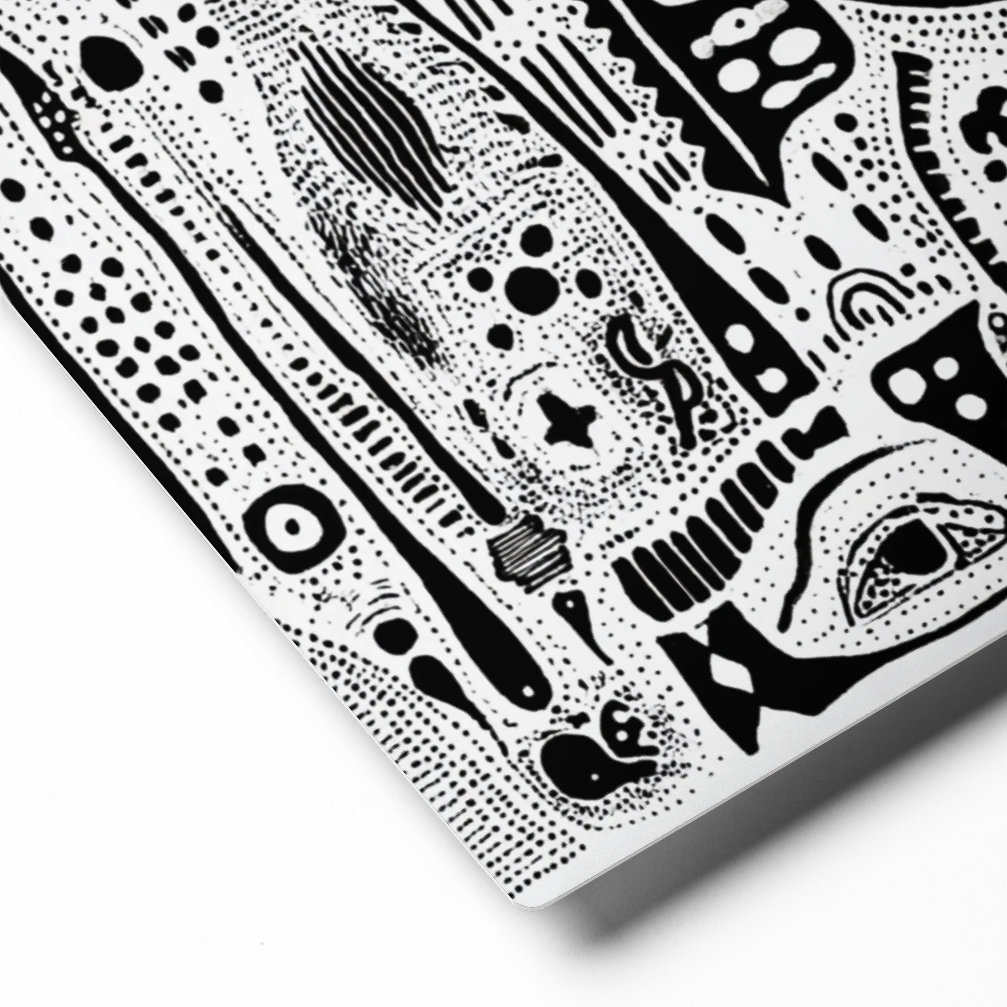 Monochrome Organic Abstract | Art Print