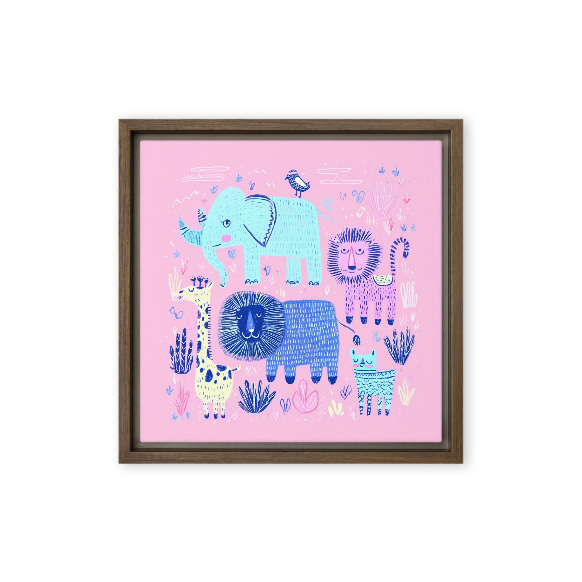 Pink Safari Friends