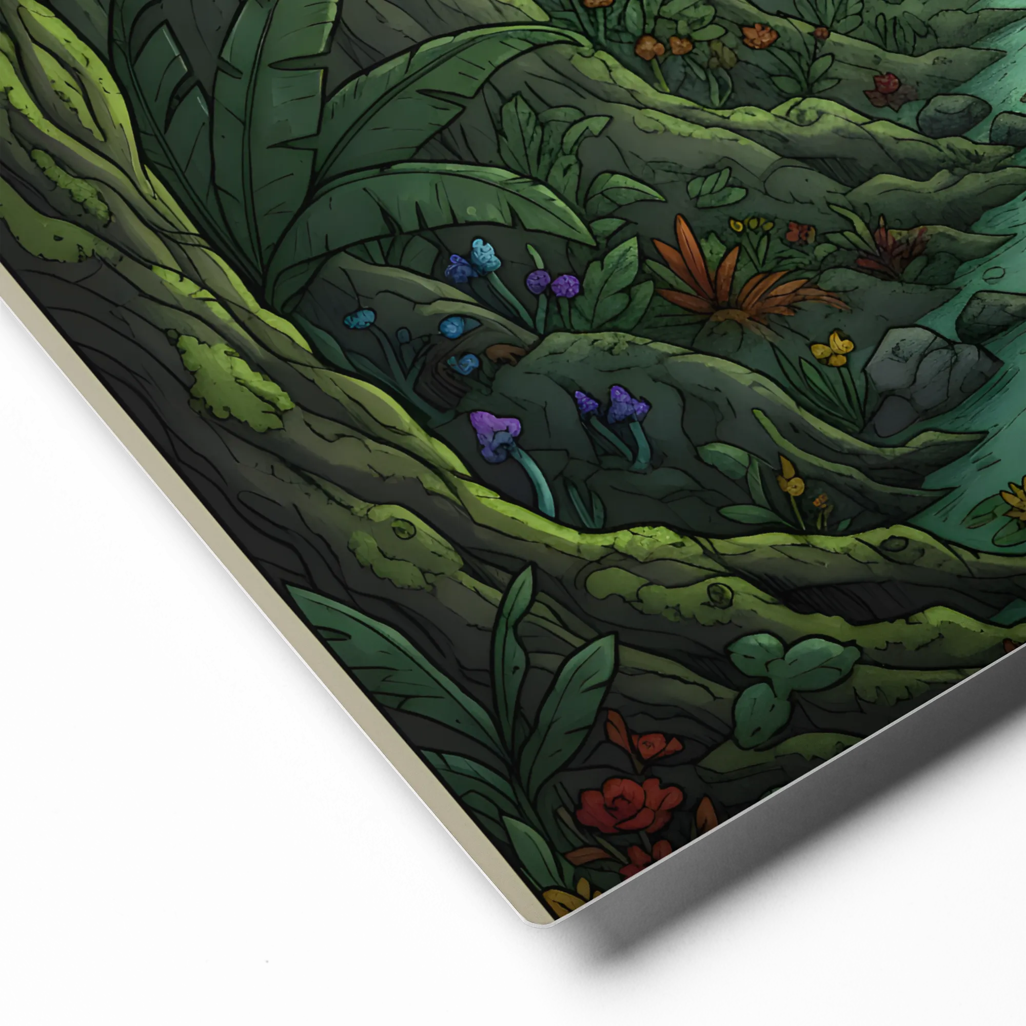 Enchanted Jungle Passage 
 Canvas | 6″x 6″