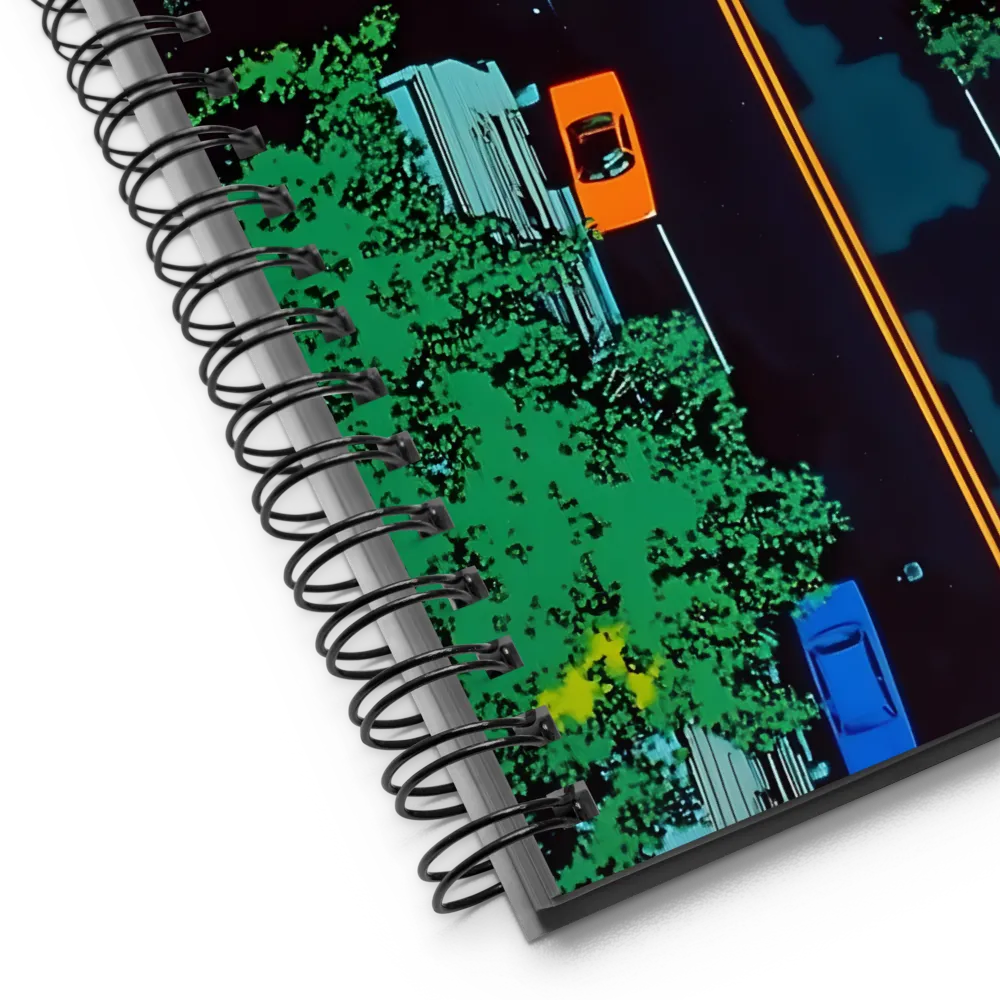 Urban Traffic Flow 
 Spiral Notebook | 140 pages