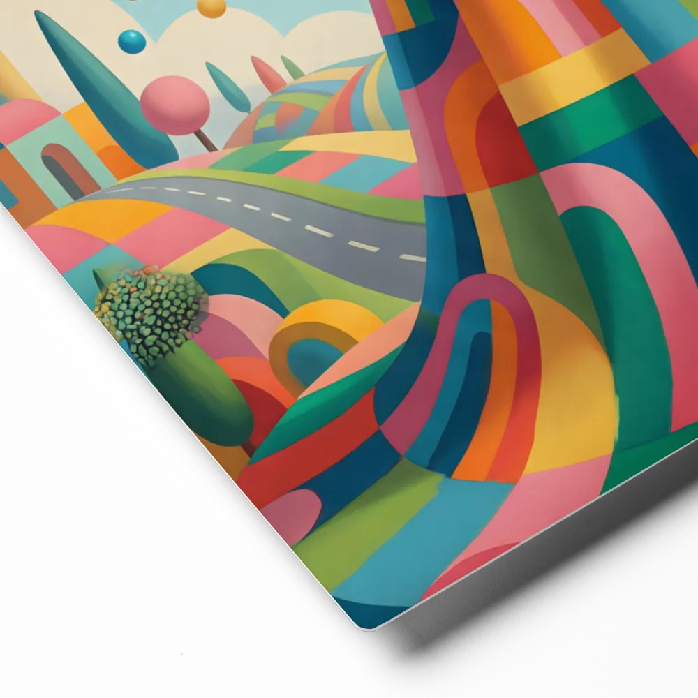 Joyful Spectacle 
 Canvas with White Frame
