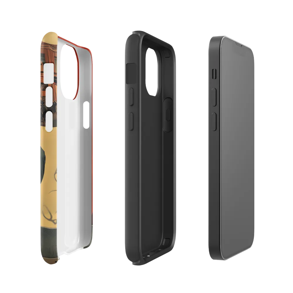 Urban Portrait of a Man in Red | Phone Case